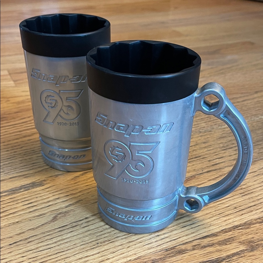 Snap-on 95th Anniversary Silver Mugs